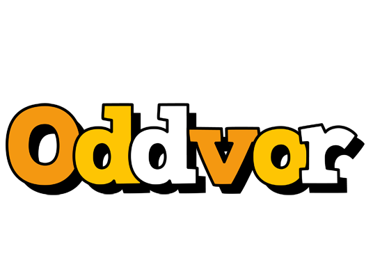 Oddvor cartoon logo