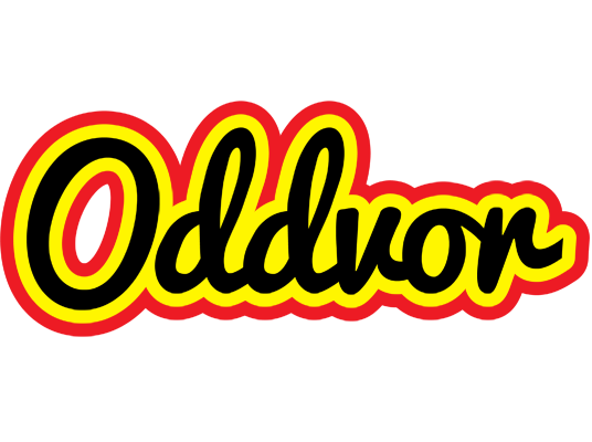 Oddvor flaming logo