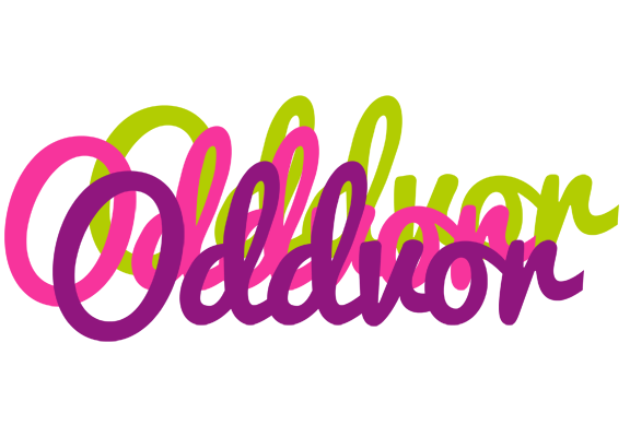 Oddvor flowers logo