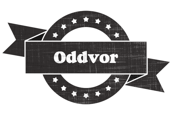 Oddvor grunge logo