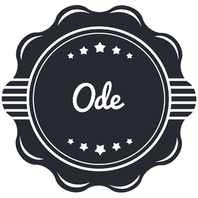 Ode badge logo