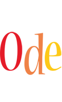 Ode birthday logo