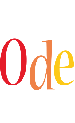 Ode birthday logo