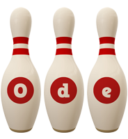 Ode bowling-pin logo