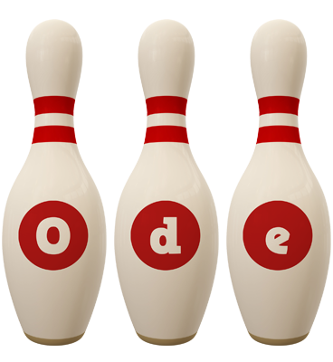 Ode bowling-pin logo