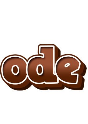 Ode brownie logo