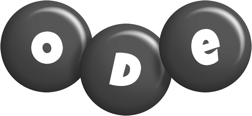 Ode candy-black logo