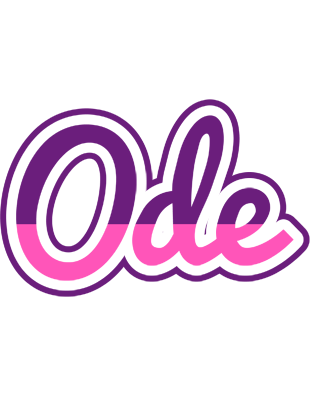 Ode cheerful logo