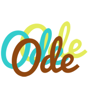 Ode cupcake logo