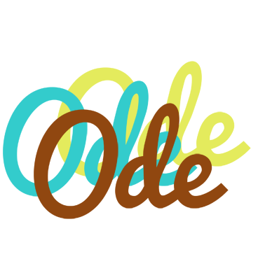 Ode cupcake logo