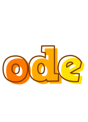 Ode desert logo
