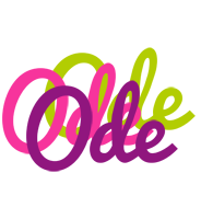 Ode flowers logo