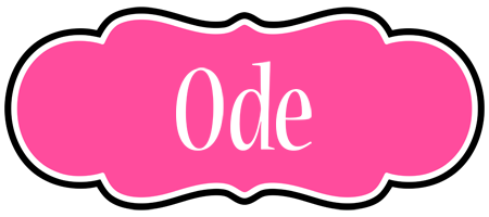 Ode invitation logo