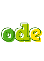 Ode juice logo