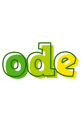 Ode juice logo