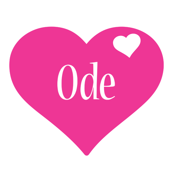 Ode love-heart logo