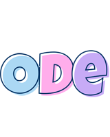 Ode pastel logo