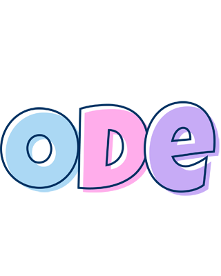 Ode pastel logo