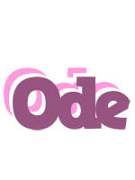 Ode relaxing logo