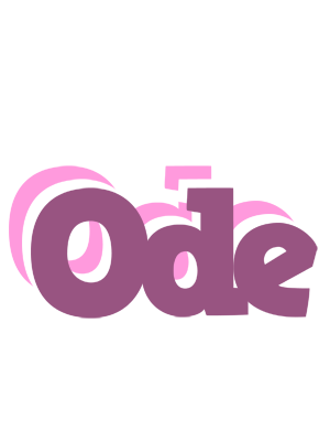 Ode relaxing logo