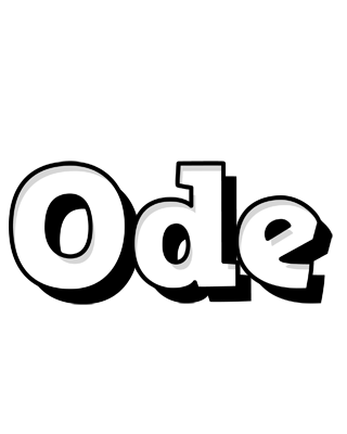 Ode snowing logo