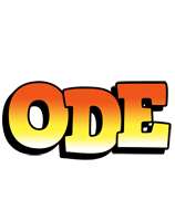 Ode sunset logo