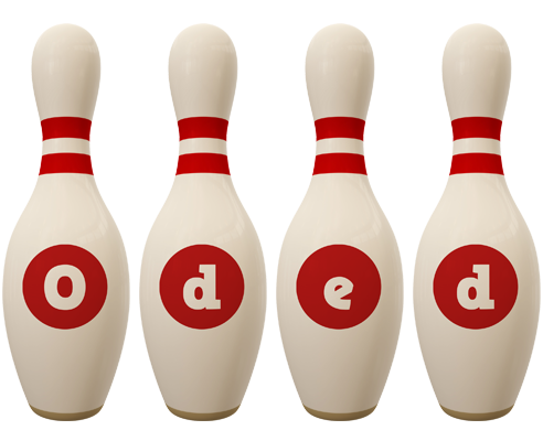 Oded bowling-pin logo