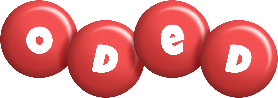 Oded candy-red logo