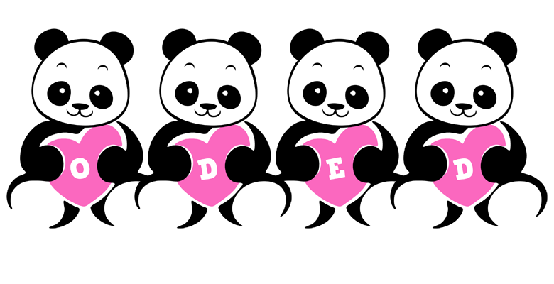 Oded love-panda logo