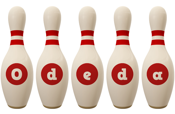 Odeda bowling-pin logo