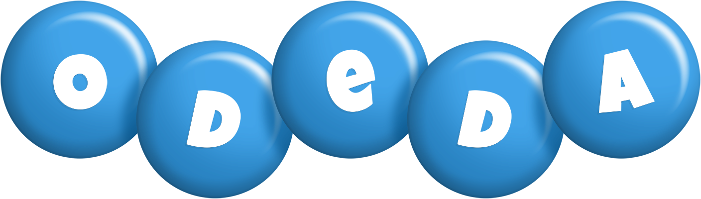 Odeda candy-blue logo