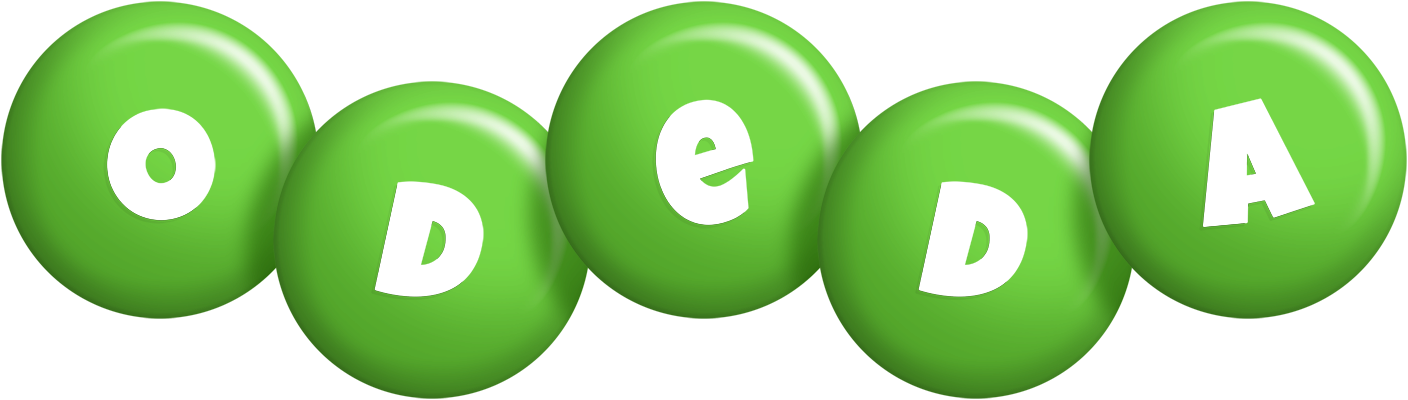 Odeda candy-green logo