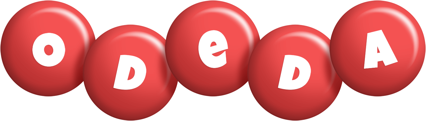 Odeda candy-red logo