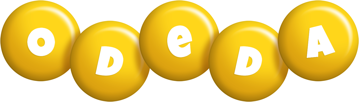 Odeda candy-yellow logo