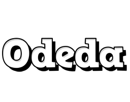 Odeda snowing logo