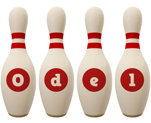 Odel bowling-pin logo