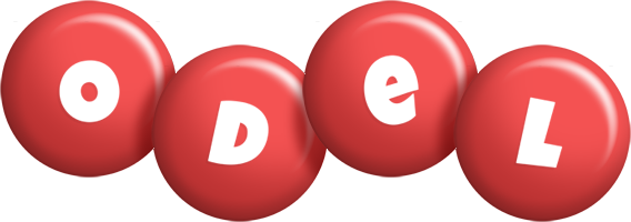 Odel candy-red logo