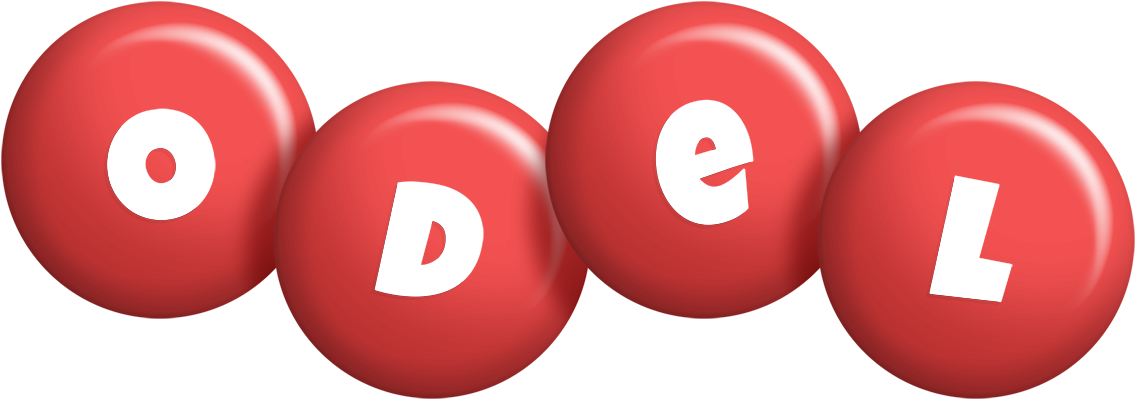 Odel candy-red logo