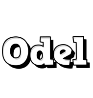 Odel snowing logo