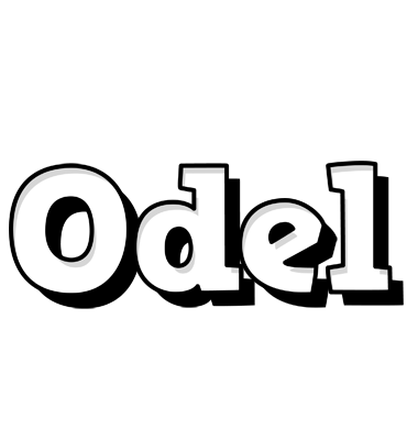 Odel snowing logo
