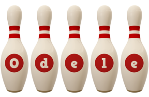 Odele bowling-pin logo