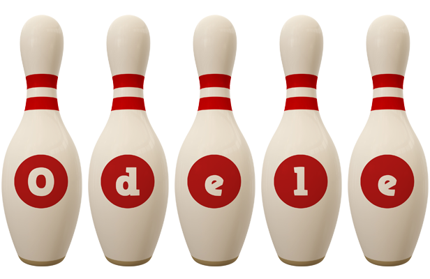 Odele bowling-pin logo