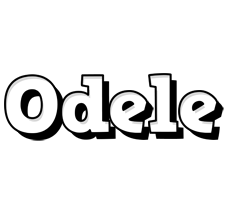 Odele snowing logo