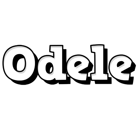 Odele snowing logo