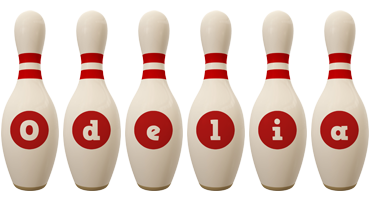 Odelia bowling-pin logo