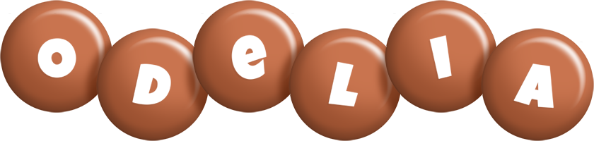 Odelia candy-brown logo