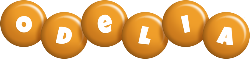 Odelia candy-orange logo