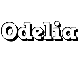 Odelia snowing logo