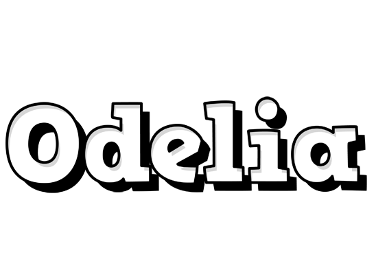 Odelia snowing logo