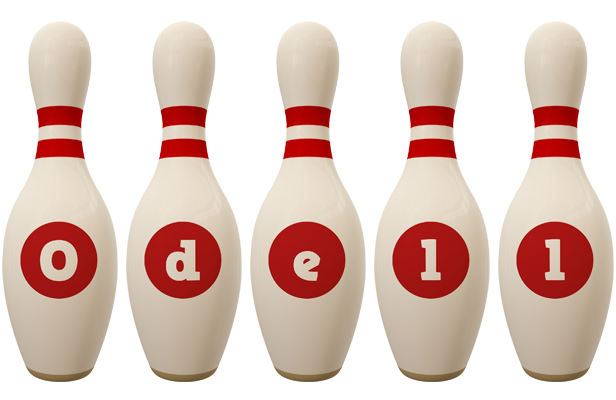 Odell bowling-pin logo